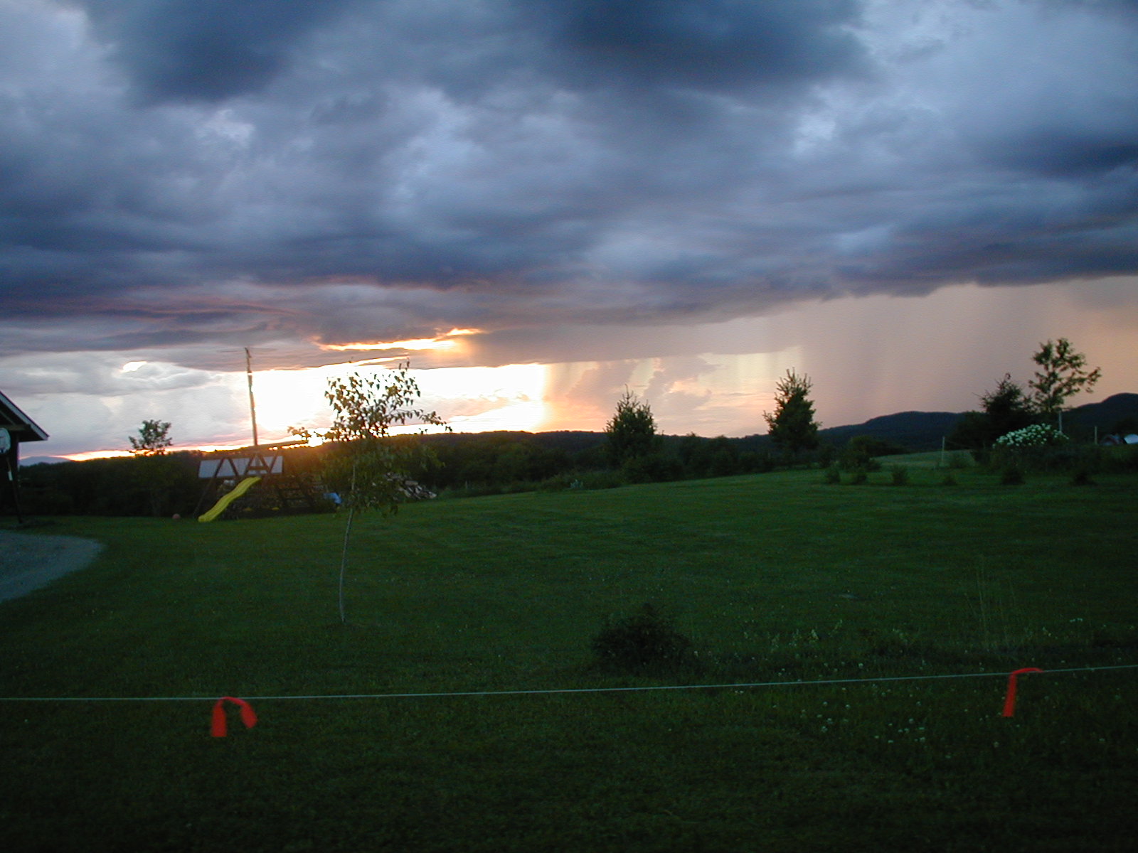 This sight greeted us on Friday evening as we arrived at the venue.